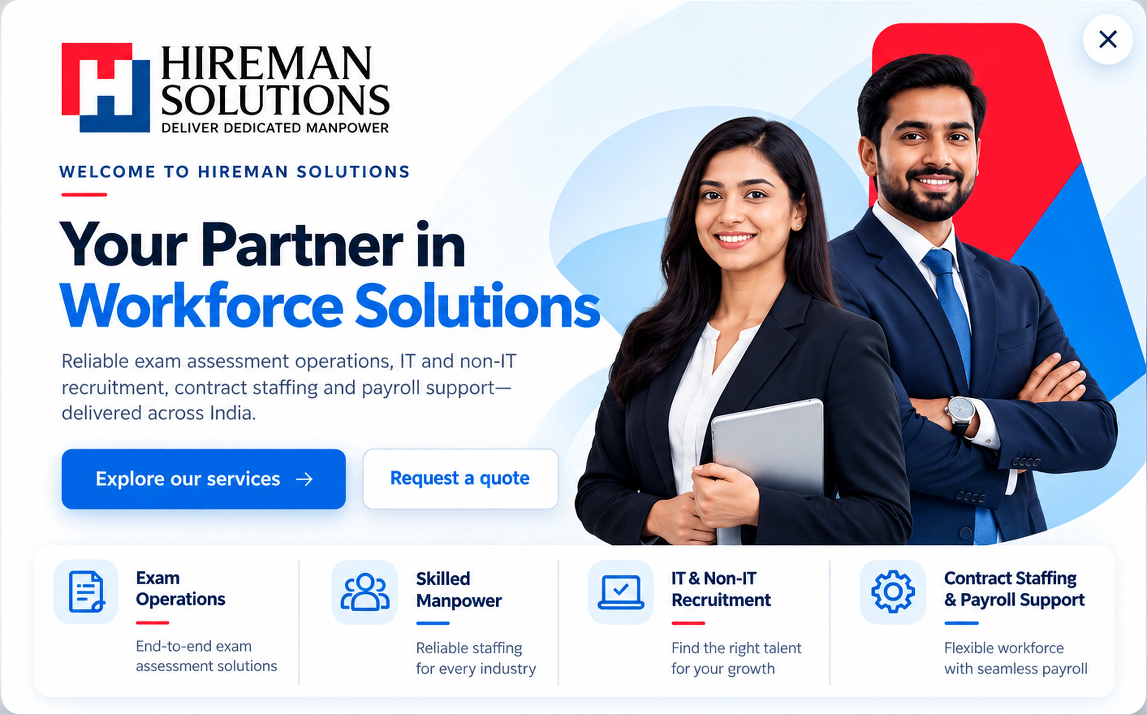 Hireman Solutions — exam operations and workforce solutions